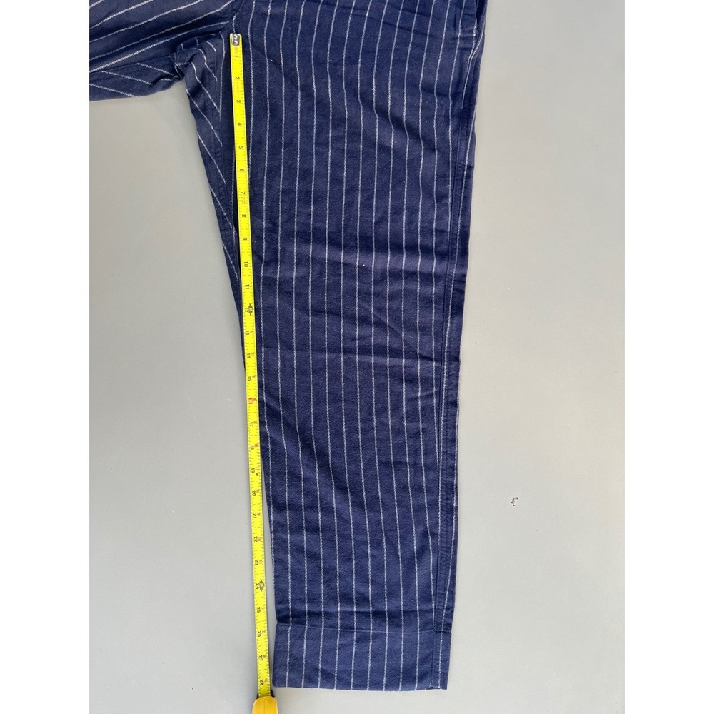 American Eagle AE Lounge Pants Bundle Navy Pinstripe Grey Herringbone - Picture 6 of 6